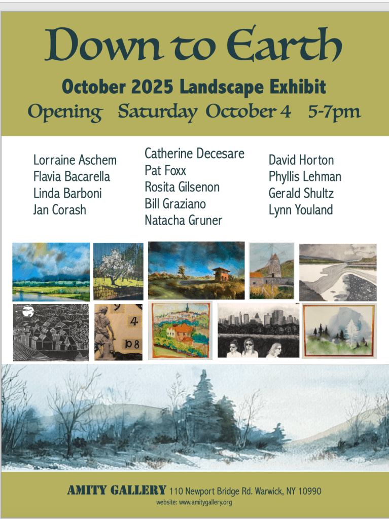 Down to Earth - October 2025 Landscape Exhibit