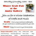 Winter Craft Fair at the Amity Gallery